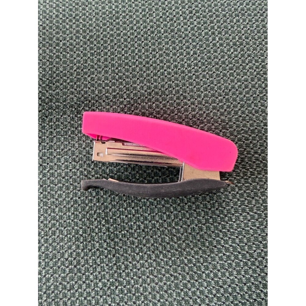 Pink and Black Mini Stapler